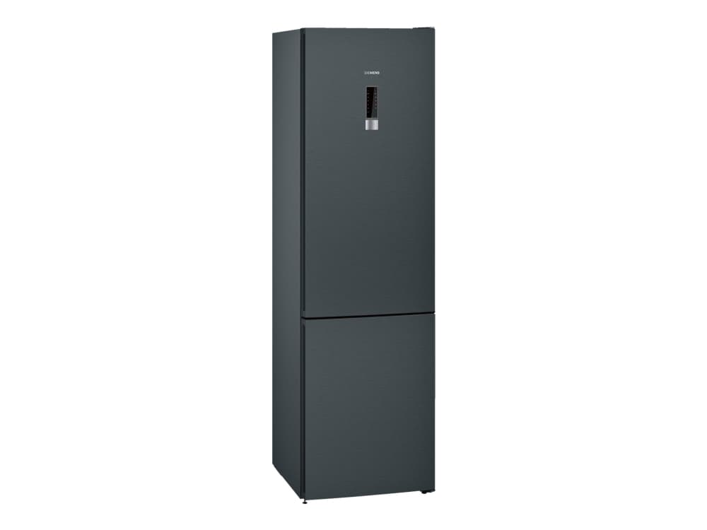 Siemens iQ300 KG39NXB45 - Kylskåp/frys - bottenfrysskåp - fristående - bredd: 60 cm - djup: 66 cm - höjd: 203 cm - 366 liter - Klass A+++ - svart ros