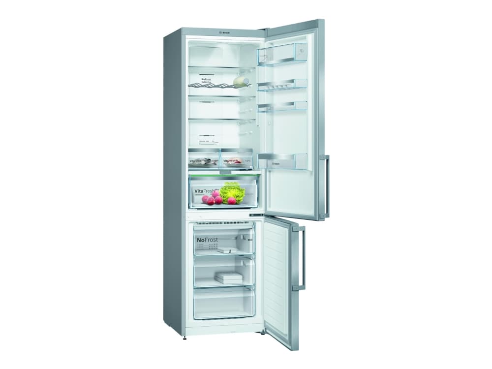 Bosch Serie 6 KGN39AIDR, 366 l, SN-T, 14 kg/24h, A+++, Färska zon fack, Rostfritt stål