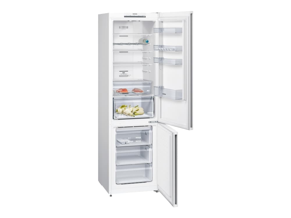 Siemens iQ300 coolFlex KG39NVWDC - Kylskåp/frys - bottenfrysskåp - fristående - bredd: 60 cm - djup: 66 cm - höjd: 203 cm - 366 liter - Klass A+++ -