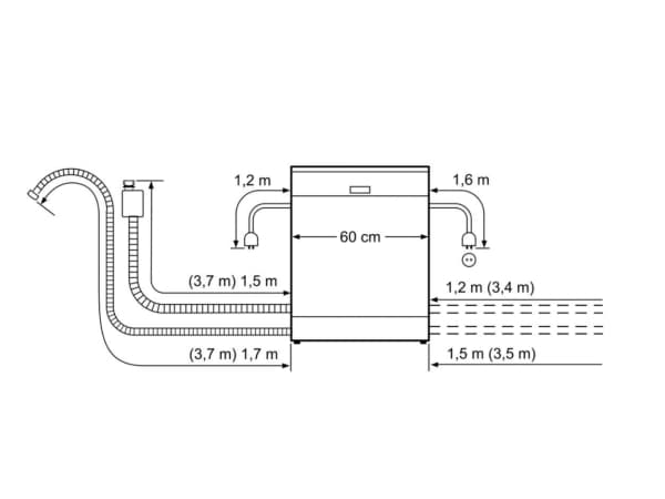 Bosch SMS25AI07E - Astianpesukone - Ruostumaton teräs