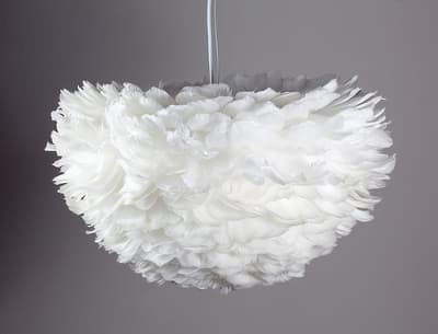 TAKLAMPA I MODERN DESIGN FJÄDERLAMPA