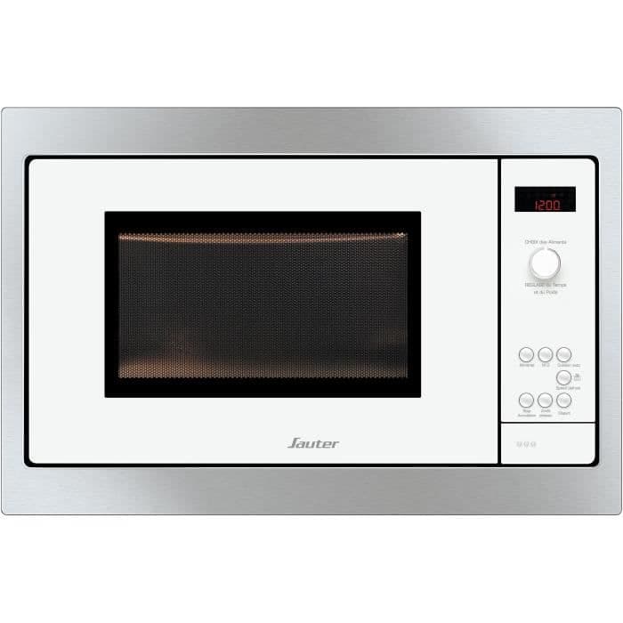 SAUTER SMS4340W - Valkoinen yksitoiminen mikroaaltouuni - 26 L - 900 W - Sisäänrakennettu