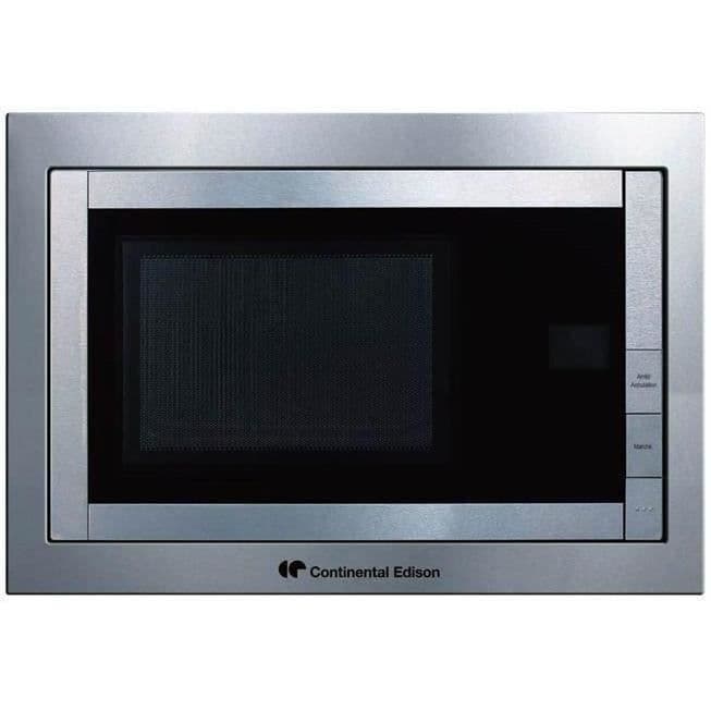 CONTINENTAL EDISON CEMO20UX59BI2 - Mikrofunktion i rostfritt stål - 20 L - 800 W - Inbyggt