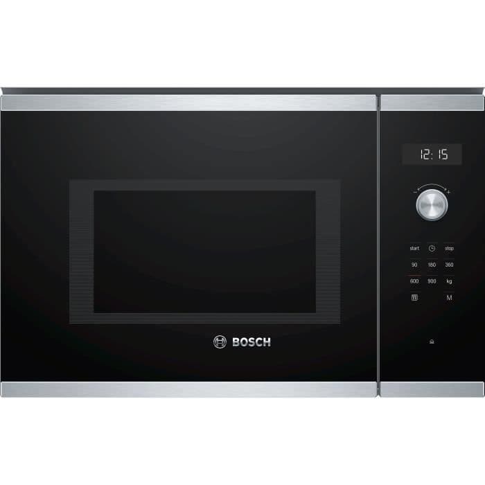 BOSCH - BFL554MS0 - Mikroaaltouuni - Ruostumaton teräs - 25L - 900W - Sisäänrakennettu