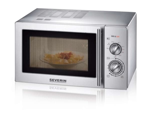 Severin ME 7869, Countertop, Grill mikrobølge, 22 l, 900 W, Rotasjon, Rustfritt stål