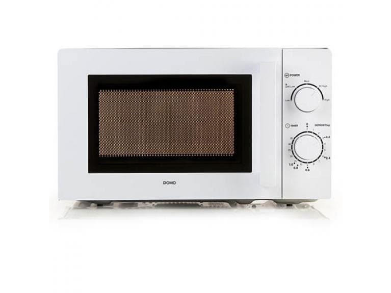 Domo DO2329, Countertop, Enbart mikrovågsugn, 20 l, 700 W, Rotations-, Vit