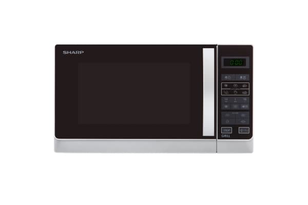 Sharp Home Appliances R742INW, Pöytämalli, Yhdistelmämikroaaltouuni, 25 L, 900 W, Kosketus, Hopea