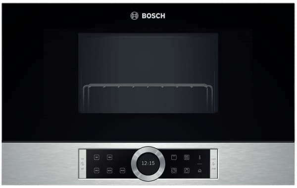 Bosch Serie | 8 BEL634GS1 - Mikrobølgeovn med grill - innebygd - 21 liter - 900 W - rustfritt stål