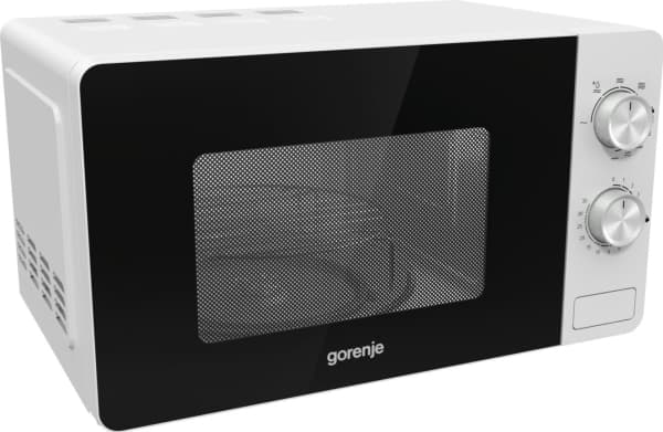 Gorenje MO20E2W, Bänkdiskmaskin, Grillmikrovågsugn, 20 l, 800 W, Rotations-, Vit