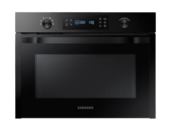 Samsung NQ50K3130BB, Inbyggd, Enbart mikrovågsugn, 50 l, 900 W, Rotations-, Röra, Svart