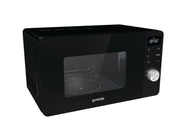 Gorenje MO20A3B, Bänkdiskmaskin, Kombinationsmikrovågsugn, 20 l, 800 W, Knappar, Svart