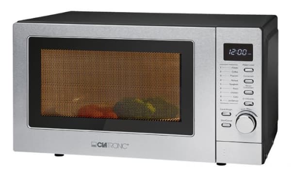 Clatronic MWG 788 H, Countertop, Kombinationsmikrovågsugn, 20 l, 800 W, Knappar, Rotations-, Rostfritt stål