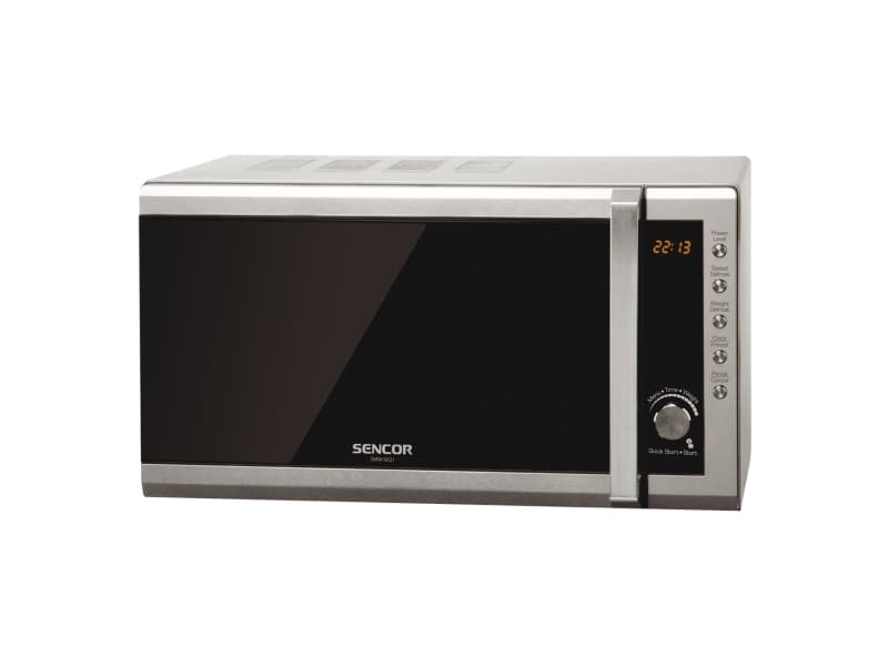 Sencor SMW 6001DS, Countertop, 20 l, 700 W, Knappar, Rotations-, Rostfritt stål, Vänster