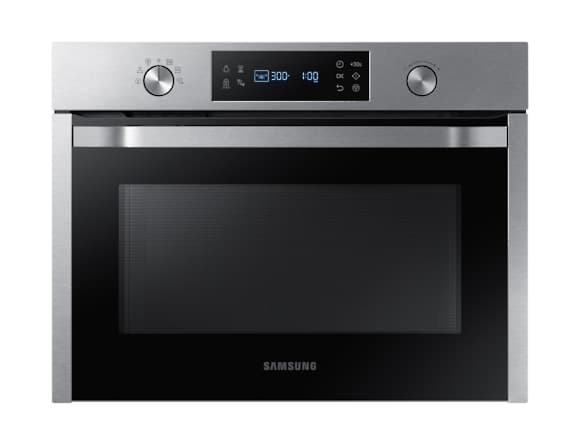 Samsung NQ50K3130BS, Innebygget, Solo mikrobølge ovn, 50 l, 900 W, Rotasjon, Berøring, Rustfritt stål
