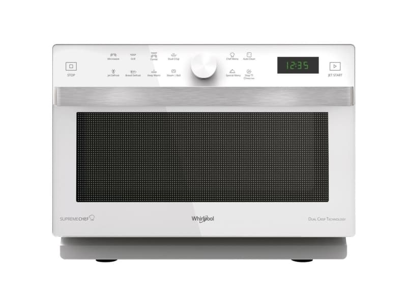 Whirlpool MWP 337 W, Bänkdiskmaskin, Grillmikrovågsugn, 33 l, 900 W, Rotations-, Röra, Vit