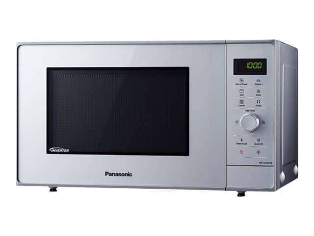Panasonic NN-GD36HMSUG, Bänkdiskmaskin, Kombinationsmikrovågsugn, 23 l, 1000 W, Rotations-, Röra, Silver