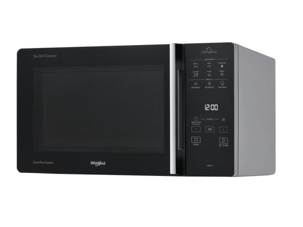 Whirlpool MCP 349 SL Kombination mikroovn, 25 L, 800 W, Touch, Sort, Rustfrit Stål