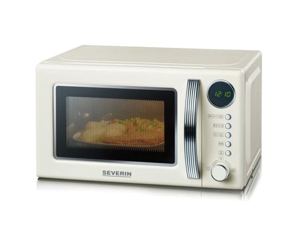 Severin MW 7892, Ovanför spisen, Kombinationsmikrovågsugn, 20 l, 700 W, Knappar, Rotations-, Guld
