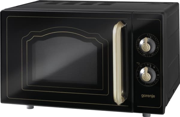 Gorenje MO4250CLB, Benkeplate, Grill mikrobølge, 20 l, 700 W, Rotasjon, Antrasitt
