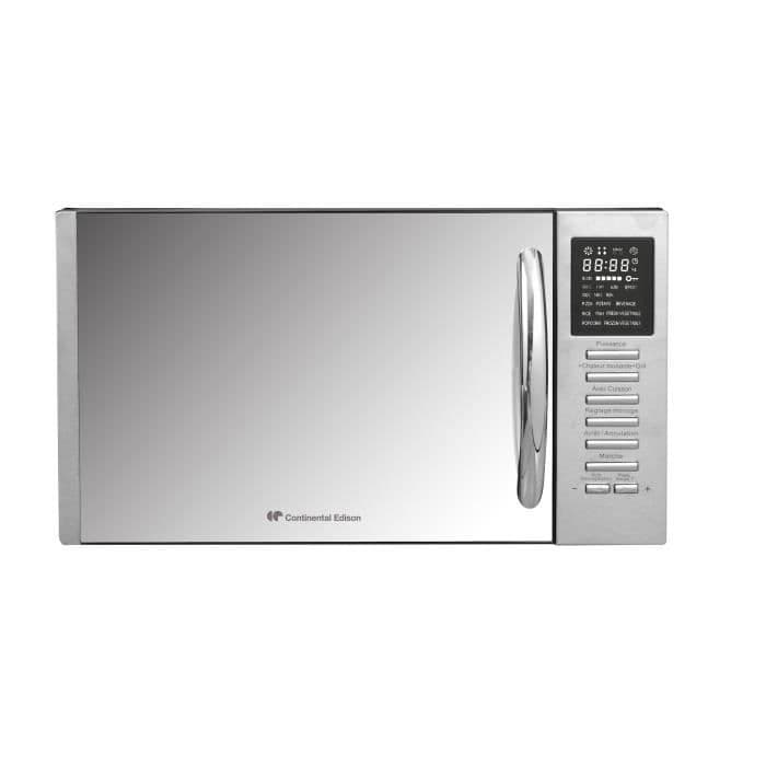 CE MO25SG13S - Svart kombinerad mikrovågsugn med spegeldörr - 25L - 900 W - Grill 1000 W - Konvektion 1000 W