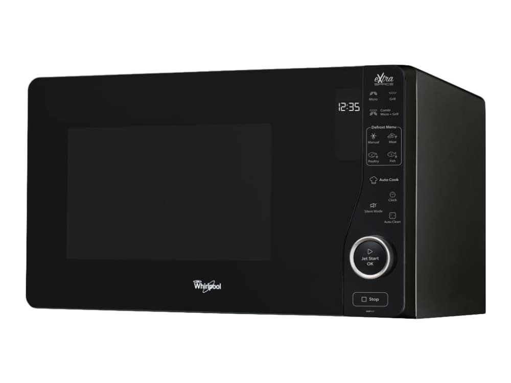 Whirlpool MWF421BL - Mikrobølgeovn med grill - frittstående - 25 liter - 800 W - svart