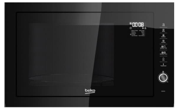 Beko MGB 25333 BG, Inbyggd, 25 l, 900 W, Röra, Svart, 1000 W