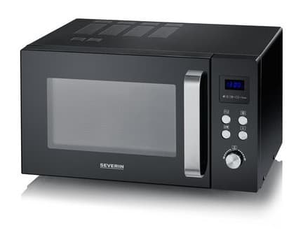 Severin MW 7756, Bänkdiskmaskin, Enbart mikrovågsugn, 25 l, 900 W, Rotations-, Röra, Svart