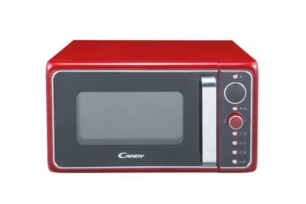 Candy DIVO G25CR, Bänkdiskmaskin, Kombinationsmikrovågsugn, 25 l, 900 W, Knappar, Rotations-, Röd