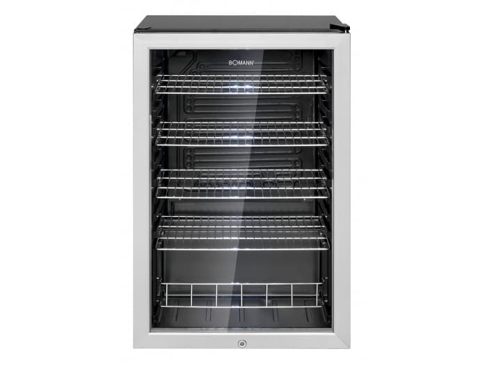 Bomann KSG 7283, Fristående, 131 flaska/flaskor, 110 W, Inbyggd lampa, N (Normal), Svart
