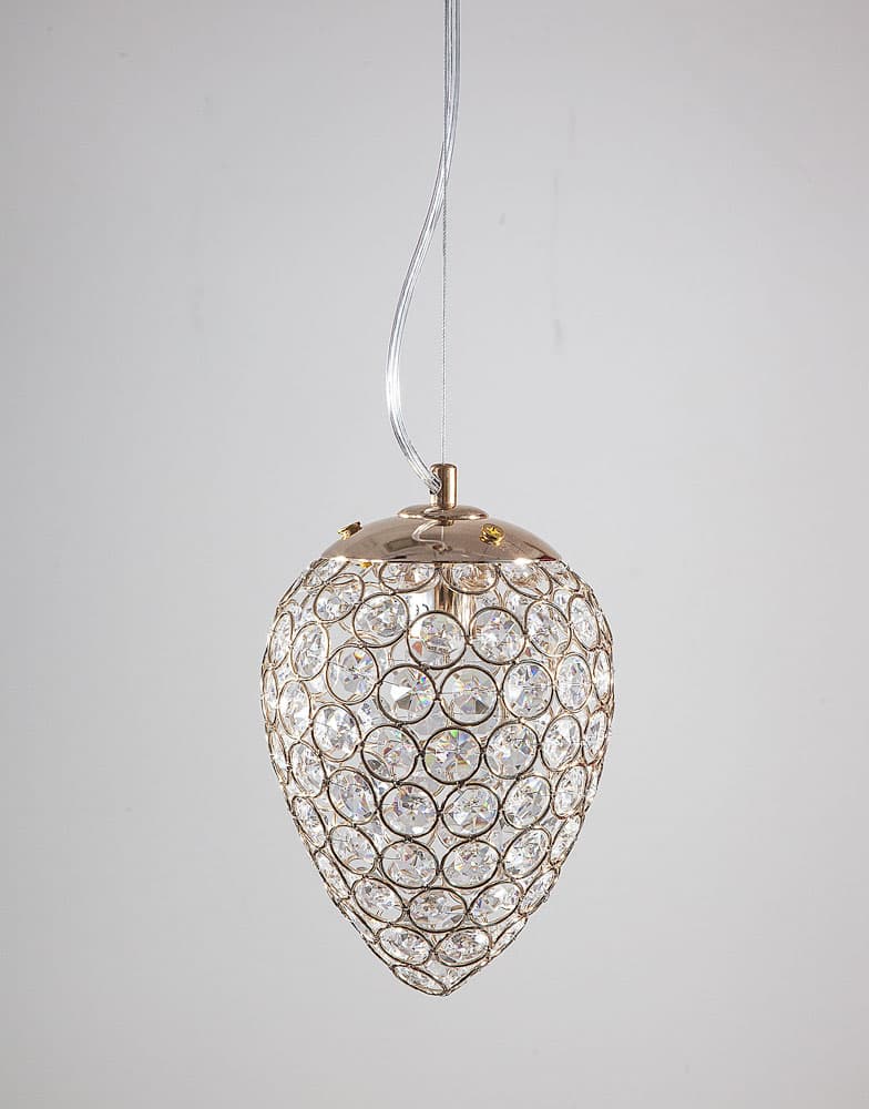 Kristallampa färg guld