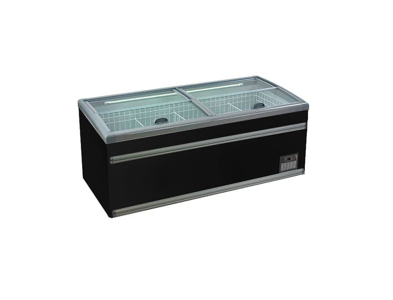 Butik frysbox svart 850 l