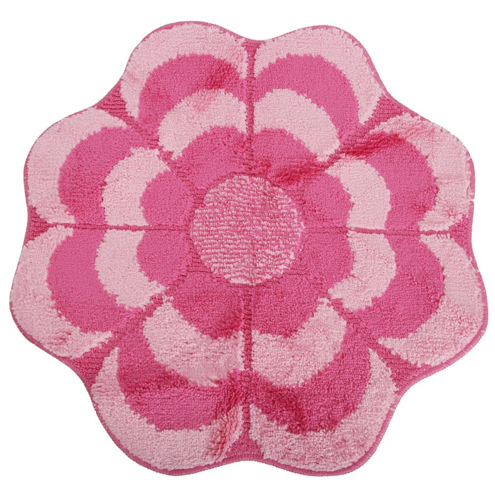 Non-Slip Flower Shaped Area Mat/Rug (3 Colours)