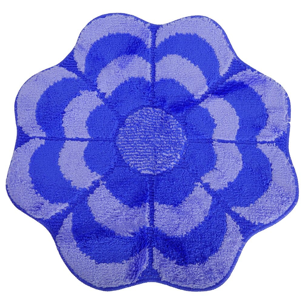 Non-Slip Flower Shaped Area Mat/Rug (3 Colours)