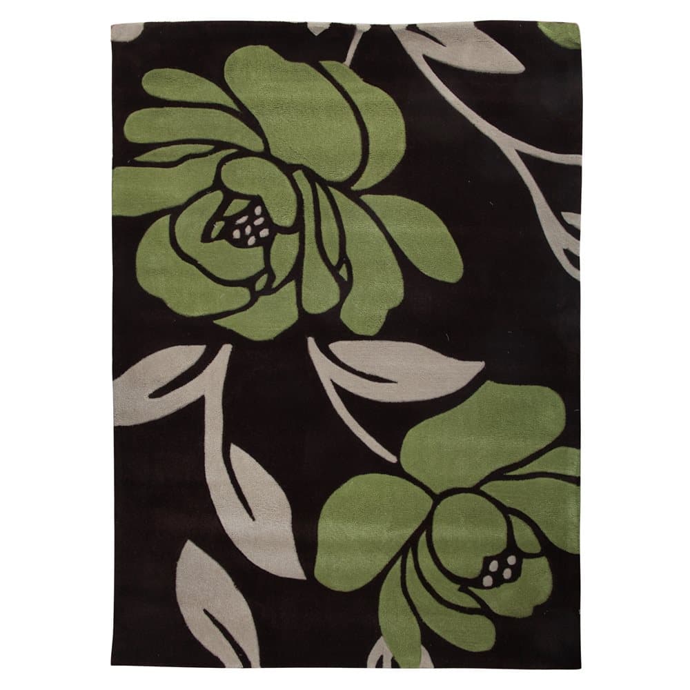 Luxurious Floral Patterned Large Floor Rug