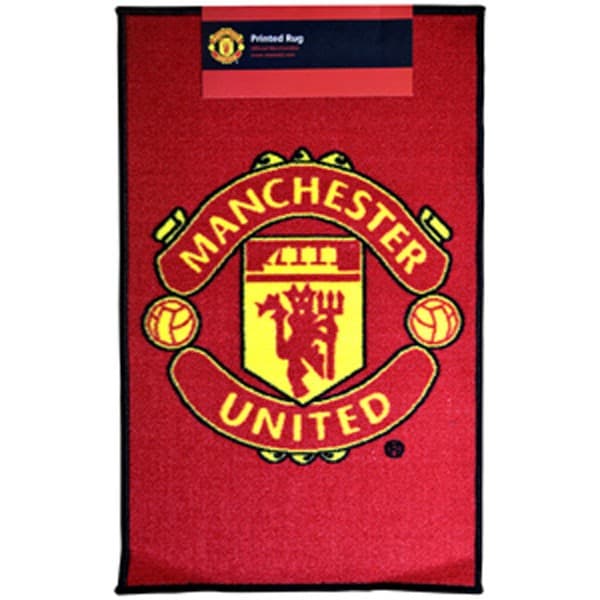 Manchester United Printed Crest Rug