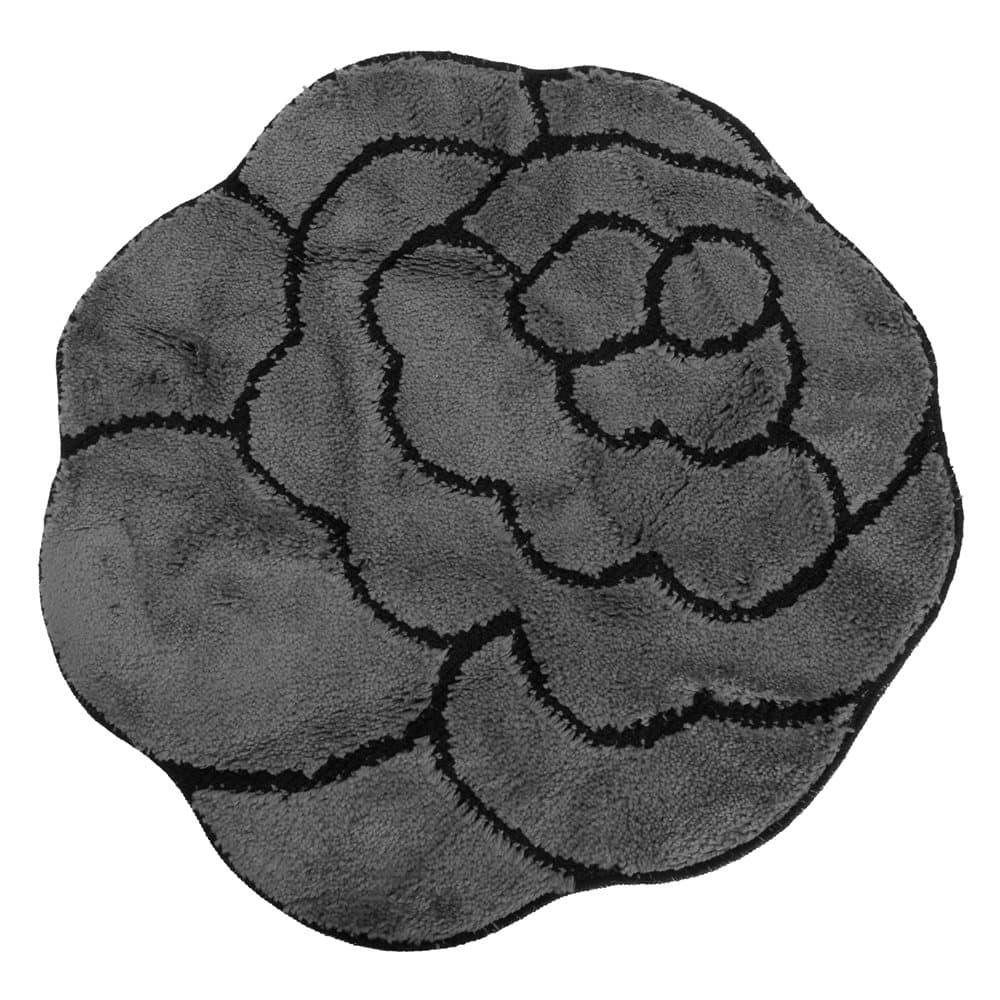 Non-Slip Striped Flower Shaped Area Mat/Rug (3 Colours)