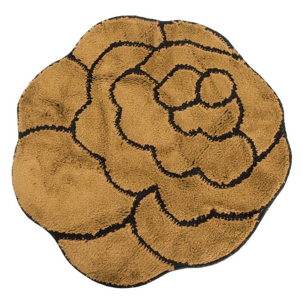 Non-Slip Striped Flower Shaped Area Mat/Rug (3 Colours)