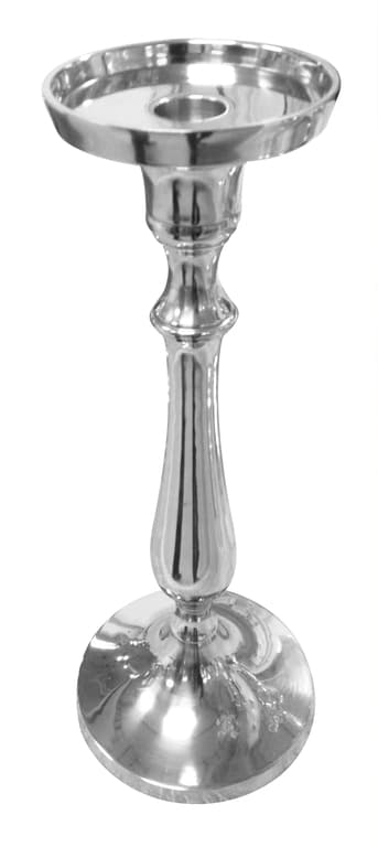 Ljusstake i aluminium 2-pack