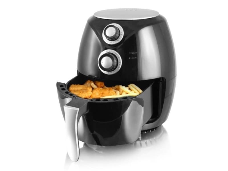Emerio AF-112828, Varmluftsfritös, 3,6 l, 200 ° C, Single, Svart, Rotations-