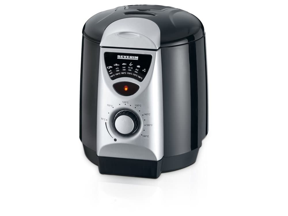 SEVERIN FR 2408 - Fritös - 950 ml - 840 W - svart/silver