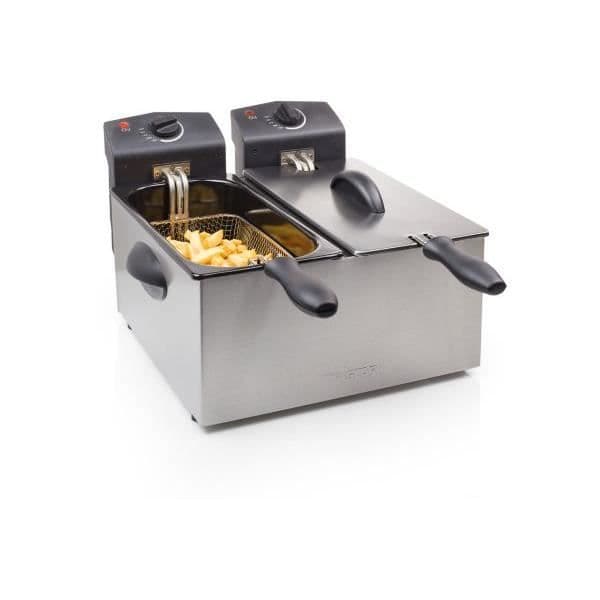 TRISTAR FR-6937 Dubbel semiprofessionell elektrisk friterare - Rostfritt stål