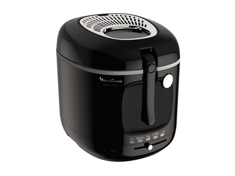 Moulinex AM480870, Fritös, 2 kg, 3,3 l, Single, Svart, Stand-alone