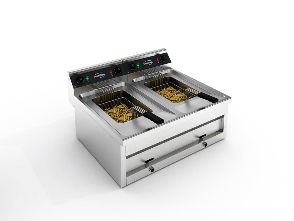 Fritös bänkmodell 2×12 liter 9kw