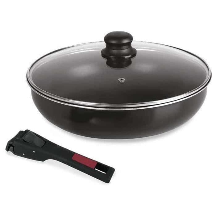 SITRAM Agile skillet - Non-stick aluminium - Ø 28 cm - Sort - Alle varmekilder inklusive induktion