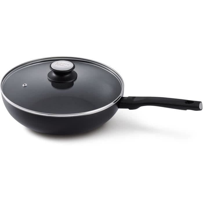 KÖK FUN BY BEKA 13850284 Salsa Spis Wok 28 cm - Alla brännare + induktion - Svart