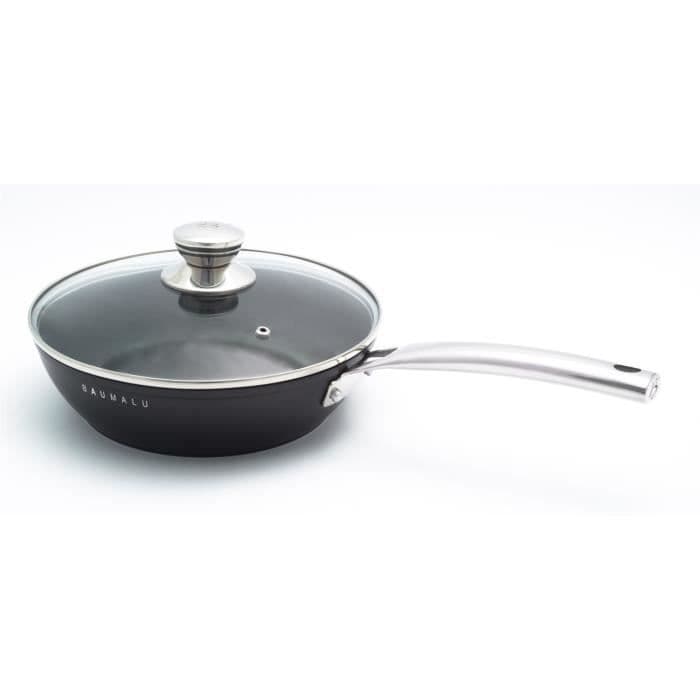 SORT EDITION sauté pan 24 cm + glas låg