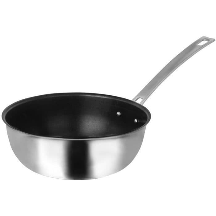 SITRAM Sauté pan HORECA R - 712302 - Ø24cm belagt rustfrit stål - Alle varmekilder inklusive induktion
