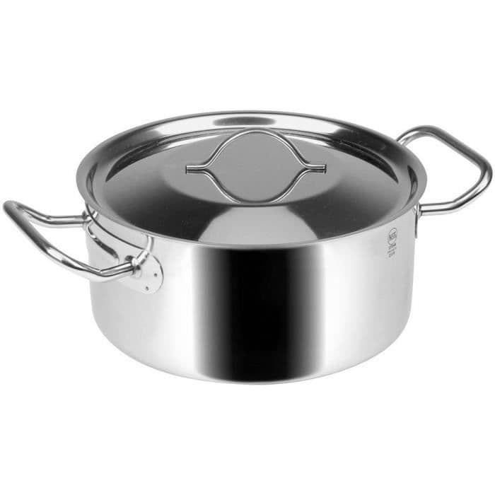 SITRAM Braisiere PROFESSIONNELLE - 712927 - 2.8L rustfrit stål med låg - Alle varmekilder inklusive induktion