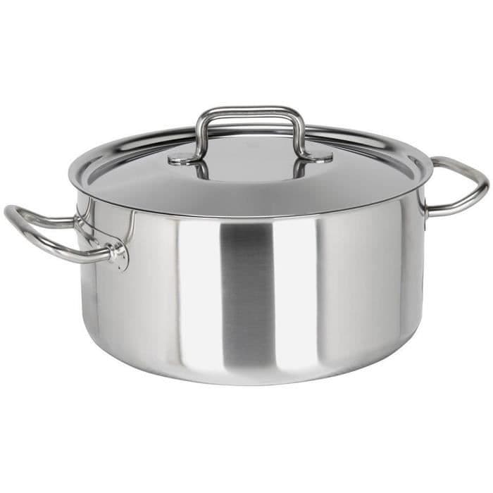 SITRAM Braisiere PROFESSIONNELLE - 710338 - 8.3L rustfrit stål med låg - Alle varmekilder inklusive induktion
