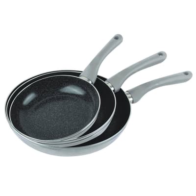 Stekpanneset i Aluminium - Silver